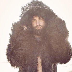 Black Wolf Faux Fur Coar